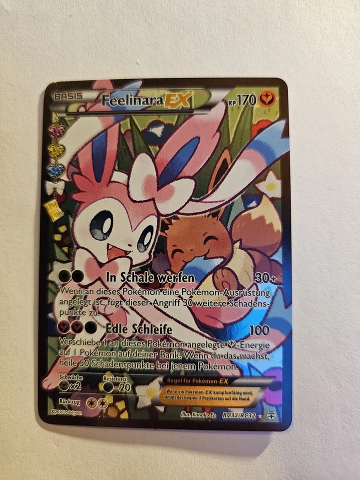 Feelinara EX, Pokemon TCG,  Generationen,  Deutsch,  2016, RC32/32, Fullart  - Bild 1 von 4
