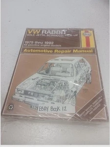 VW Rabbit Golf Jetta Scirocco Pick Up 1975 - 1992 Automotive Repair Manual 96016 - Picture 1 of 2