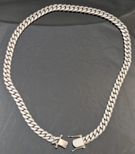 .999 Silver Miami Cuban 10.5mm 23" Chain / Necklace 169+ Grams Handmade Bullion - Imagen 1 de 11