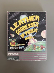 Jeu Leather Goddesses Of Phobos Amstrad CPC 6128 Disk / PCW Infocom - Photo 1/24