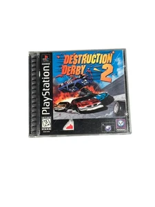 Destruction Derby 2 (PlayStation 1, 1997) PS1 Black Label CIB komplett - Bild 1 von 6