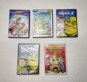 Shrek DVD Lot: Original Trilogy 1, 2, 3, Forever After, & Christmas Shrektacular - Bild 1 von 5