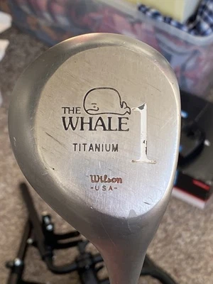 WILSON THE WHALE TITANIUM DRIVER FIRESTICK GRAPHITE 2.8 STIFF  9* - Image 1 of 4