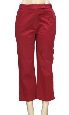 Pantalones cortos para mujer Merona elásticos rojos talla 8 Foto 1 de 4