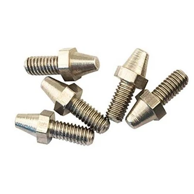  Motorcycle Footpeg Replacement Studs/Cleats/Screws/Teeths (6) For Wide MX  - Image 1 of 4