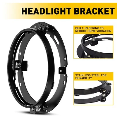 钢制 7 英寸安装支架适用于吉普牧马人 JK 2007 2016 — 第 1/4 张图片