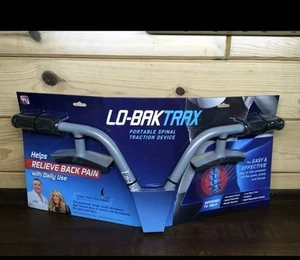 LO-BAK TRAX Tragbare Wirbelsäulentraktion mit CD DEKOMPRESSION Ischias Rückenschmerzen NEU - Bild 1 von 2