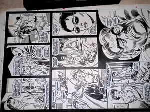 Original comic art Infinity Inc, Annual 2page11 Lou Manna /dezungia art - Picture 1 of 1