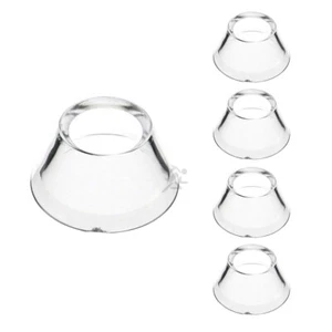 (5) OnFireGuy Egg, Sphere & Golf Ball Clear Reversible Cone Display Stands - Picture 1 of 5