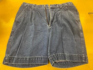 Vintage Dockers Dad Shorts Men's Sz 36 Jean denim looking USA made - Picture 1 of 14