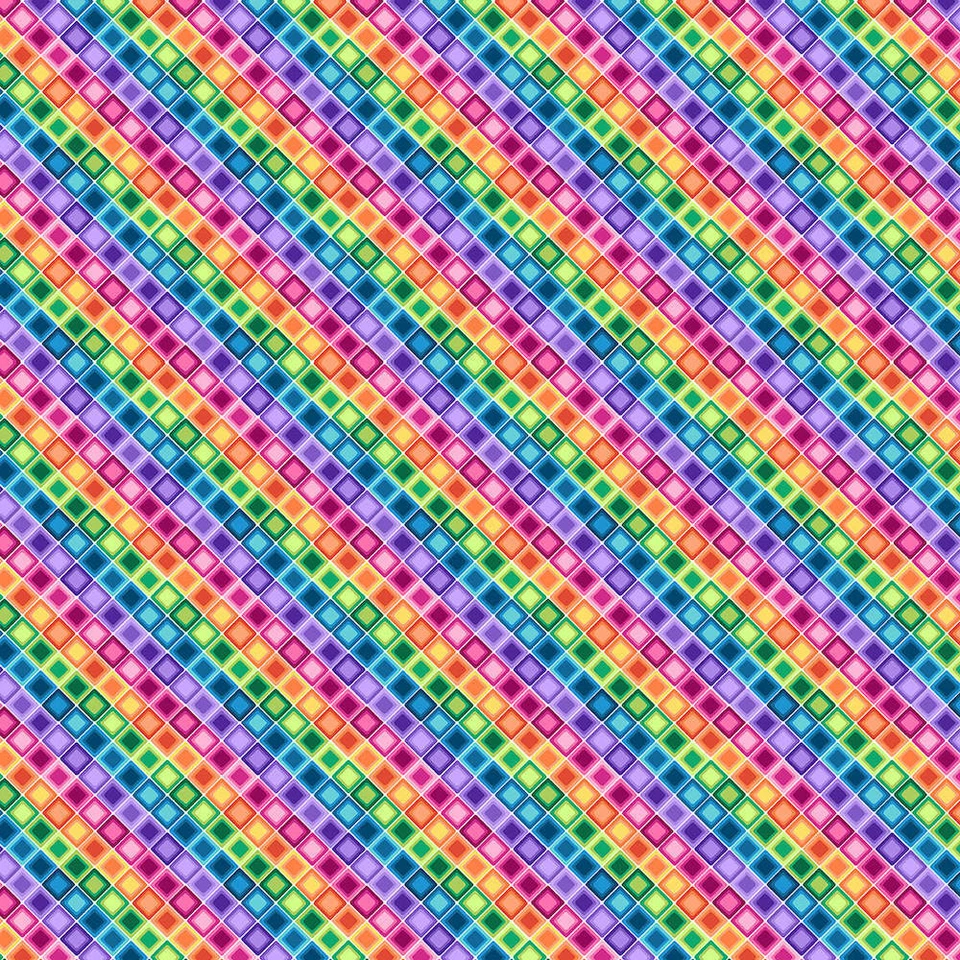 空白绗缝口袋阳光迷你方形紫色棉织物按码 — 第 1/1 张图片