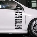 Racing Sponsors Decal Sticker Performance Sport Motorsport Car Truck Emblem 2pcs