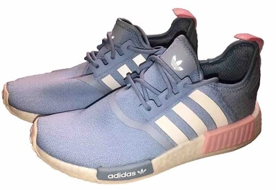 Adidas NMD R1 Boost Zapatos Para Mujer Azul Rosa Tenis para Correr GV9185 EU 39.5 9.5 Foto 1 de 4