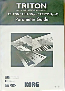 KORG TRITON Workstation Synth Sampler Original Parameter Guide Manual # 2 259 pg - Picture 1 of 5