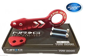 SIN PRECIO BASE GANCHO DE REMOLQUE TRASERO SE ADAPTA HONDA CIVIC CRX ACURA EG EK DC2 RSX REMOLQUE ROJO-110RD - Imagen 1 de 2