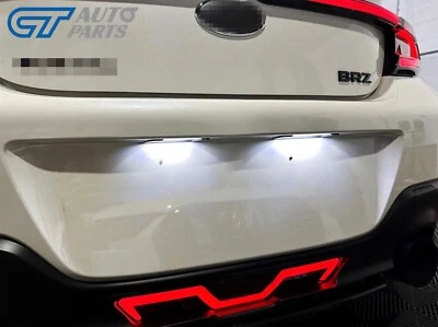FULL LED LICENCE PLATE LIGHTS FOR 2022+ TOYOTA GR86 SUBARU BRZ - Image 1 of 4