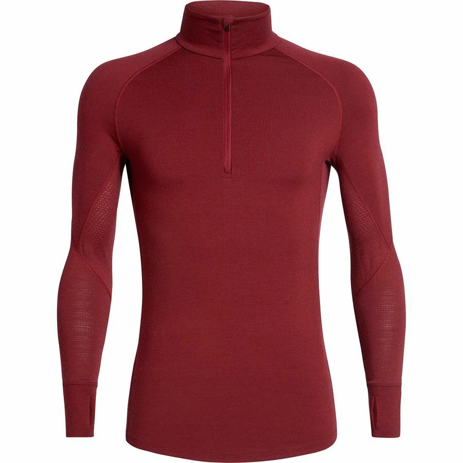 Pullover Icebreaker Merino 260 Zone LS Media Cremallera (M) Cabernet/Rojo Chile 104361C Foto 1 de 1