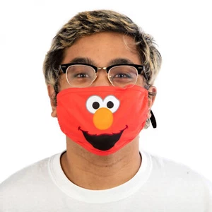 Elmo Sesame Street Bigface Adjustable Face Cover Red - Picture 1 of 3