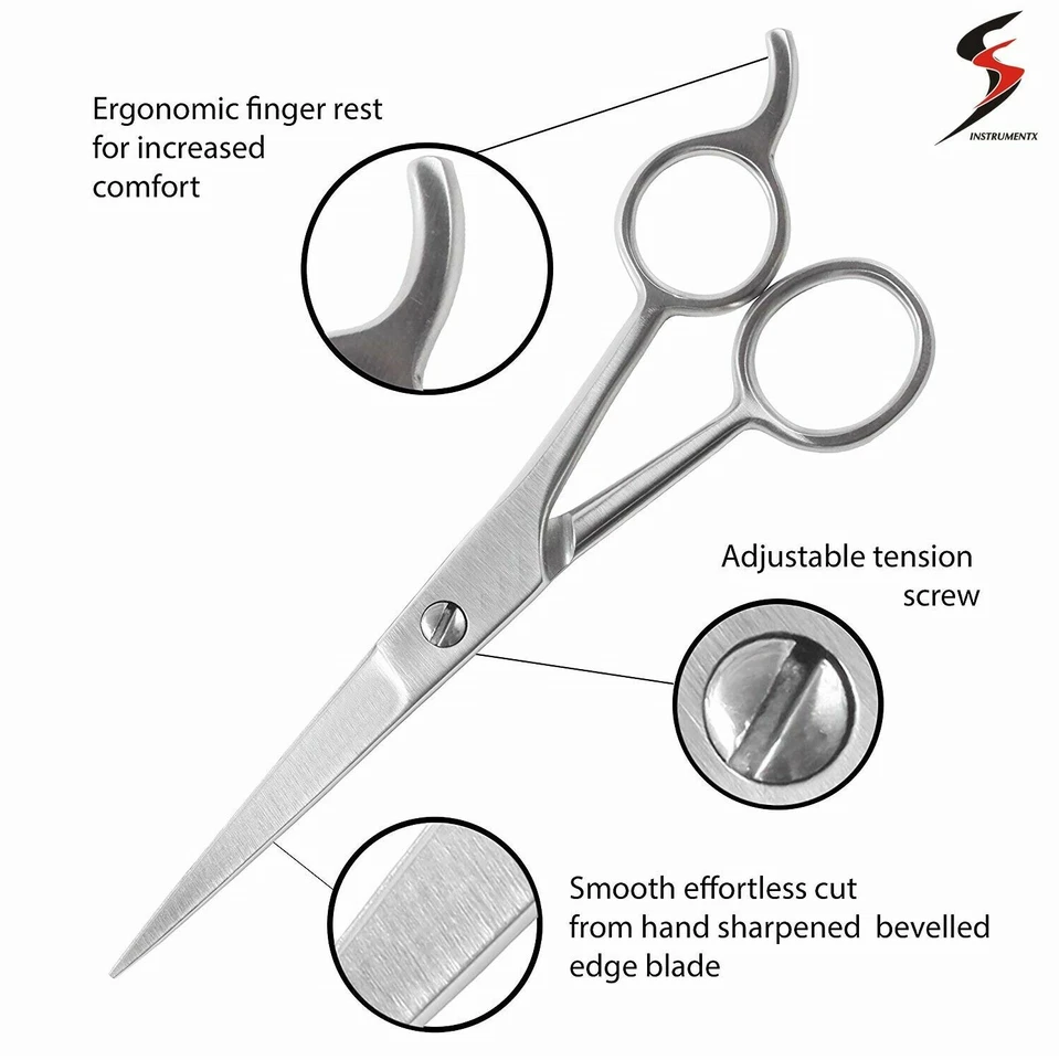 6.5" Hairdressing Barber Scissors Hair Cutting Salon Thinning Trimming Shears SS