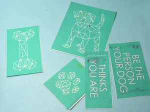 Dog Chalk Couture Stencil cut USED - Picture 1 of 1