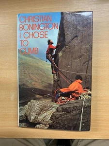 1980 CHRISTIAN BONINGTON "Elegí Escalar" Libro De Montañismo Tapa Dura (P3) - Picture 1 of 12