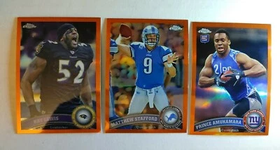 2011 Topps Chrome Orange Refractors 1-220 Pick from Drop Down - Image 1 of 2