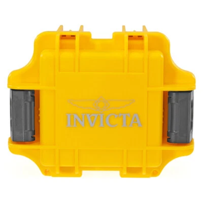 Invicta Yellow Classic SIngle Slot Watch Box/Case - Image 1 of 4