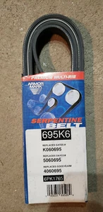 695K6 ARMOR MARK/CADNA SERPENTINE BELT (6PK1765, 5060695, K060695, 4060695) - Picture 1 of 2