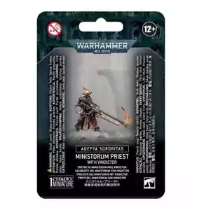 Ministorum Priest con Vindicator Adepta Sororitas 40K Warhammer Sellado - Imagen 1 de 1