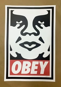 Shepard Fairey OBEY ICON Signed Print Classic Andre the Giant Poster 24x36 - Picture 1 of 6