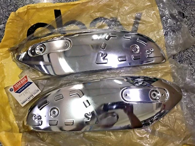 Yamaha YL2 YL2G L2G L5T L5TA L/R Chrome Tank Cover NOS 254-24129-00&254-24139-00 Foto 1 de 4