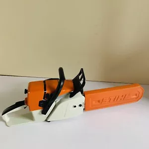 Stihl Chainsaw Plastic Kids Toy With Guard & Sounds - Tested And Working - Picture 1 of 8