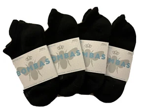 Bombas calze donna nere alla caviglia taglia small lotto di 4 paia - Foto 1 di 2