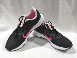 Nike Revolution 6 NN (GS) Black/Hyper Pink Girl's Sneakers-Size 7Y NB DD1096-007 - Picture 1 of 8