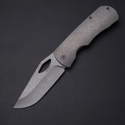McNees Knives Dixon - Stonewashed Titanium Handles / MagnaCut Blade - Image 1 of 4