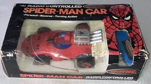 1977 AHI Spider-Man R/C Car In Box-Remote Control Included-Untested - Picture 1 of 5