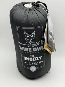 WISE OWL Outfitters Pillow The Snoozy Travel Camping Gray - Picture 1 of 2