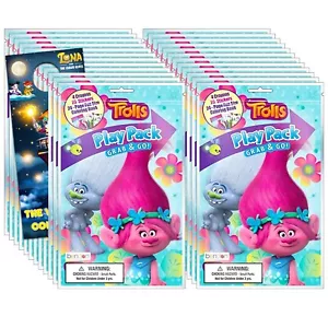 Dreamworks Trolls Play Pack Grab & Go Bundle of 24 Party Favor - Picture 1 of 2