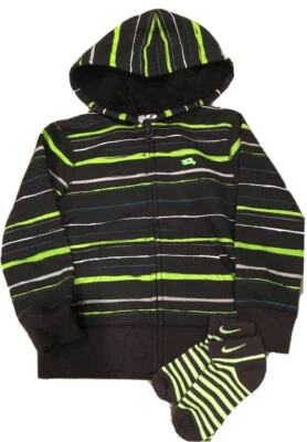 NOVO Moletom Masculino TONY HAWK Listrado Preto com Capuz Forrado Sherpa Tamanho 4, $48. - Imagem 1 de 4