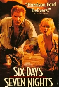 SIX DAYS SEVEN NIGHTS VHS HARRISON FORD, ANNE HECHE, VERY FUNNY - Picture 1 of 6