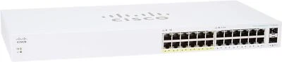 Cisco CBS110-24PP-NA 12 Gigabit 12 PoE 100W Budget Unmanaged Network Switch - Image 1 of 3