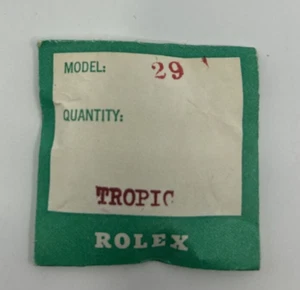 Genuine Rolex 25 29-30 Crystal acrylic 30.06mm Sealed Pack - no dome TROPIC - Picture 1 of 7