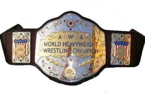 AWA World Heavyweight Wrestling Championship Belt adult Size Replica 2mm 4mm Cover