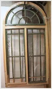 Historisches Fenster riesig Oberlicht Amtsgebäude Schule Post Rathaus - Bild 1 von 12