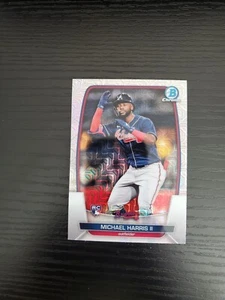 Michael Harris II - 2023 Bowman Chrome Rookie RC #76 - MOJO REFRACTOR - Picture 1 of 2