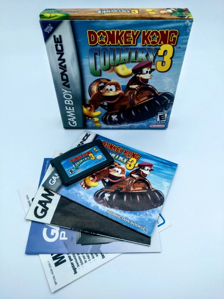 Donkey Kong Country 3 (Nintendo Game Boy Advance, 2005) - Complete In Box - Image 1 of 4