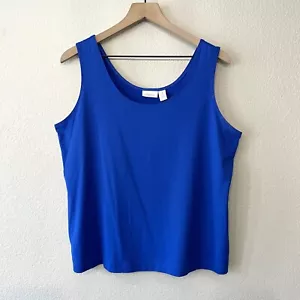 Chicos Canotta Donna 3=XL Microfibra Elasticizzata Blu - Foto 1 di 7