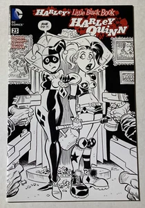 Harley Quinn #23 - Little Black Book - Bruce Timm B/W Variant DC - NM - Picture 1 of 10
