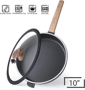 MGC Keramikpfanne mit Deckel Pfoa&ptfe frei Antihaft Bratpfanne Backofen und Geschirrspüler - Bild 1 von 8