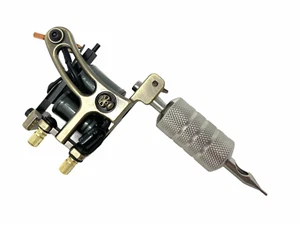 INKgrafiX® TATTOOMASCHINE IG-54 -Gold- Spulenmaschine -Tattoo Maschine Spulen DE - Picture 1 of 4